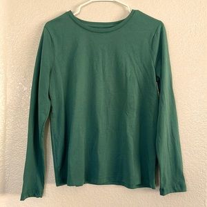 A New Day Women’s Long Sleeve Green T-Shirt